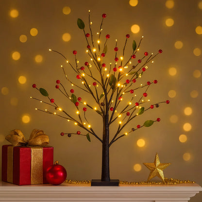 Twinkling Tree Glistening Garlands by Casa Solaro™