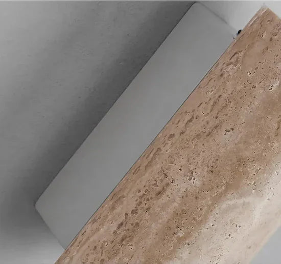 Vionelle Modern Natural LED Wall Lamp in Travertine