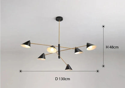 Caelina Scandinavian Art Pendant Lamp for Dining Room