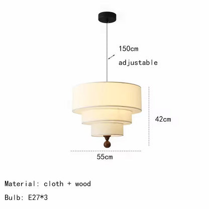 Elaranea Hanging lamps made of cloth