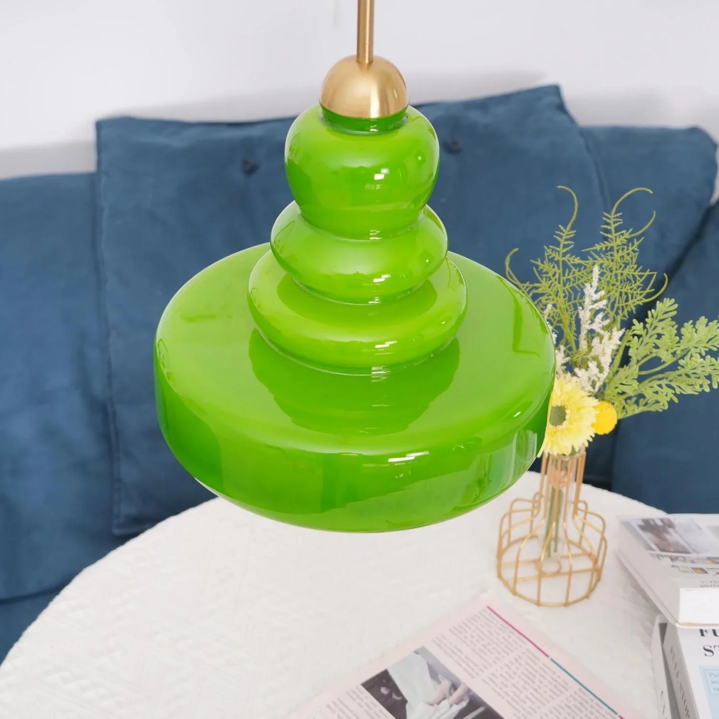 Astraea Vintage Glass Pendant Lamp