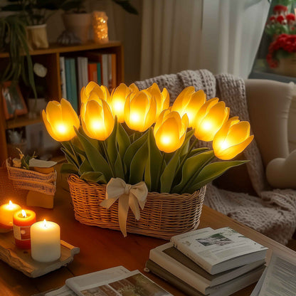Twinkling Tree Tulip Basket by Casa Solaro™