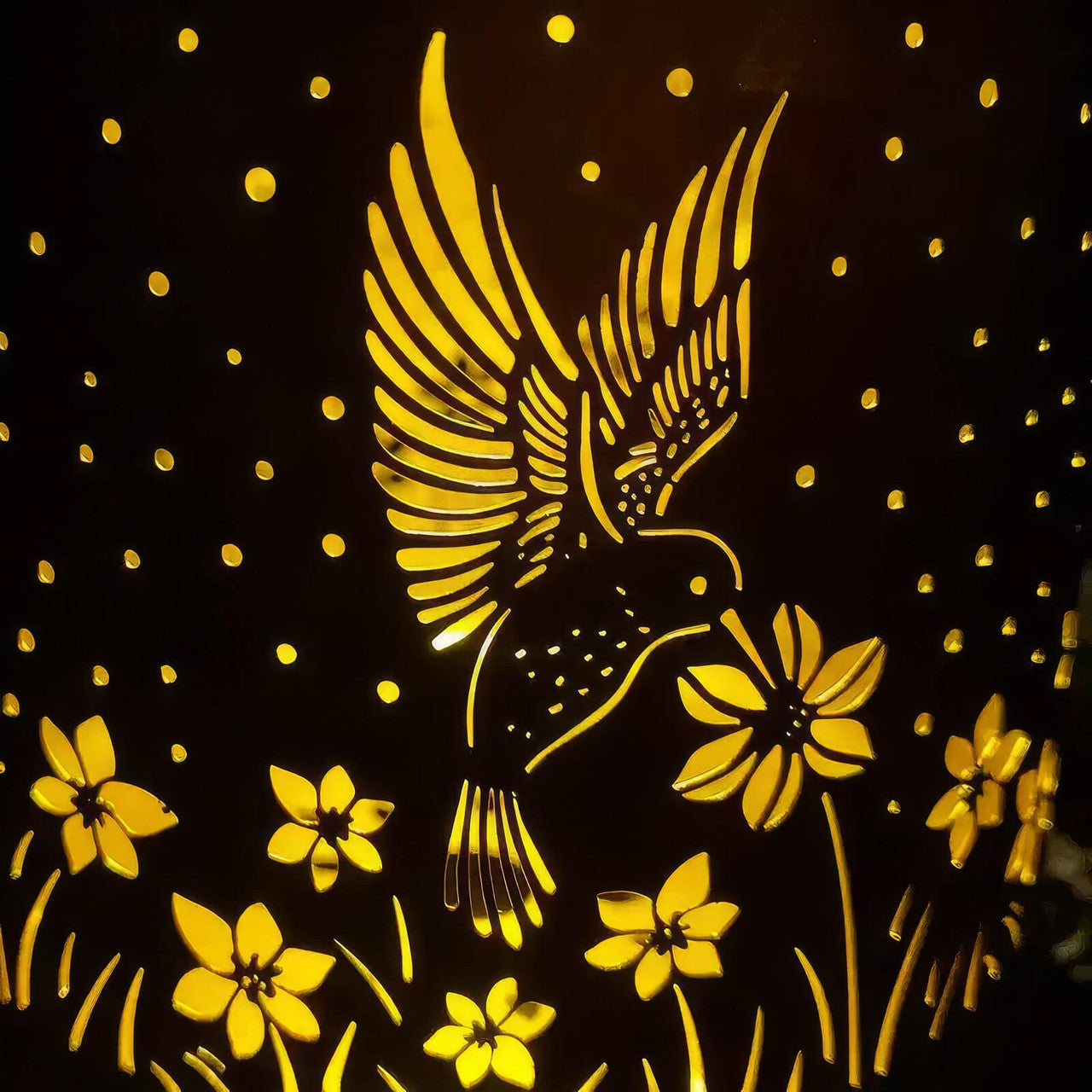 Twinkling Tree Hummingbird Lantern by Casa Solaro™