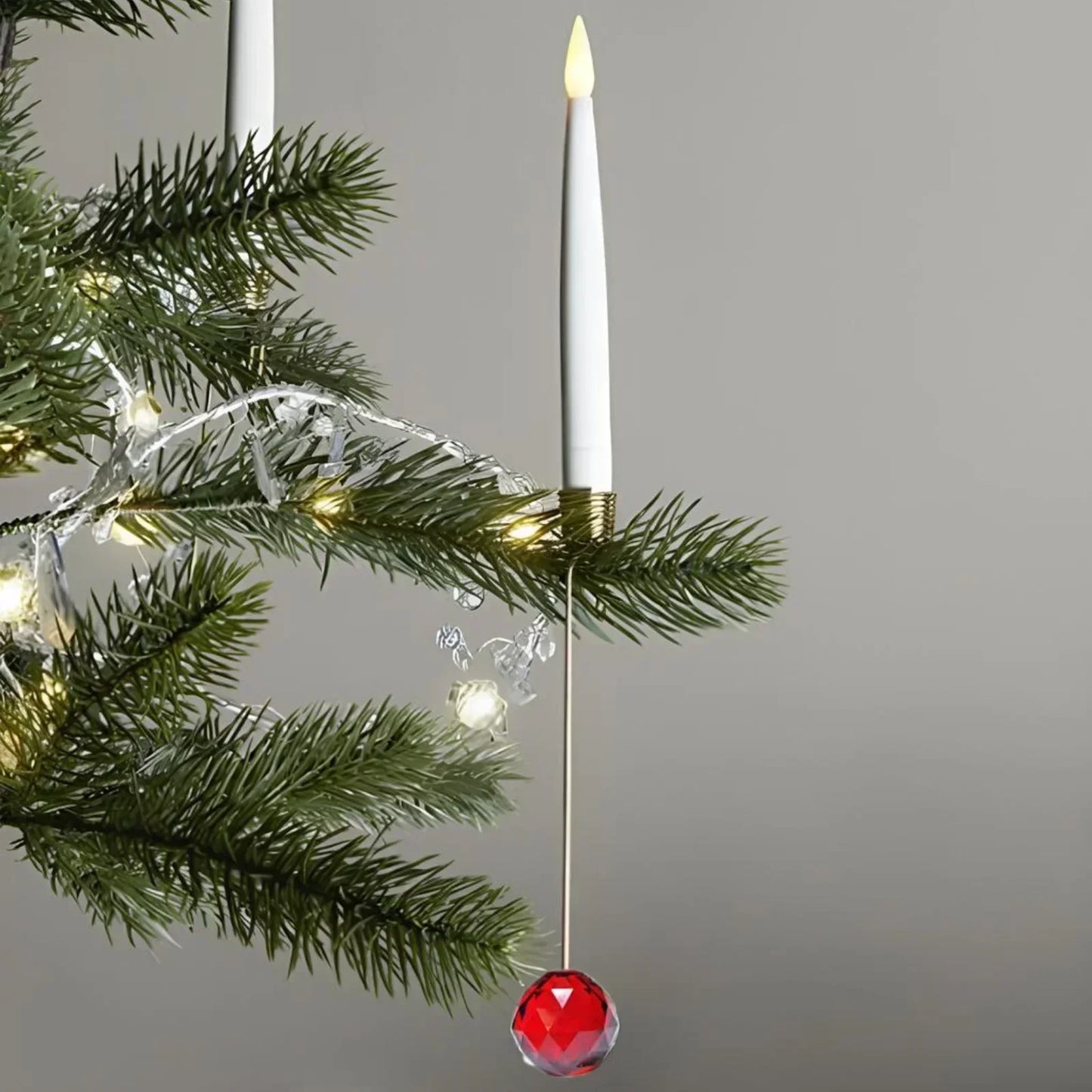 Flameless Christmas Tree Candles (Set of 12)