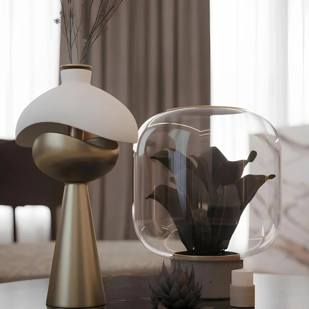 Sculpted Table Lamp