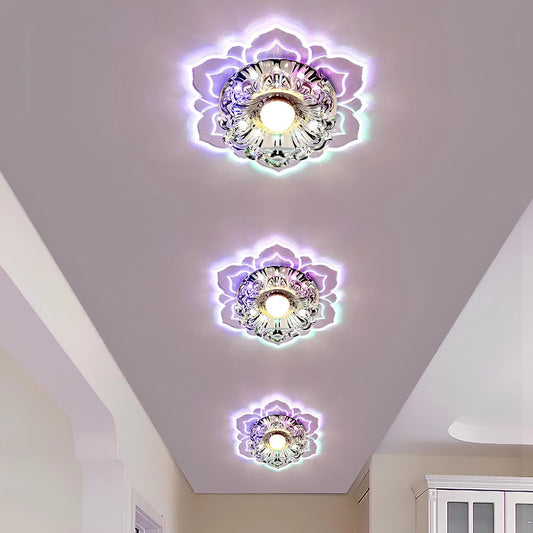 Mirella Elegant Crystal LED Ceiling Lamp with Modern Design