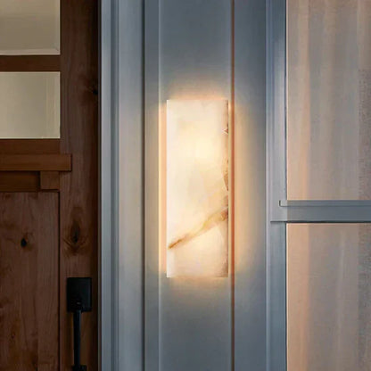 Evania - Modern Marble LED Outdoor Wall Lamp