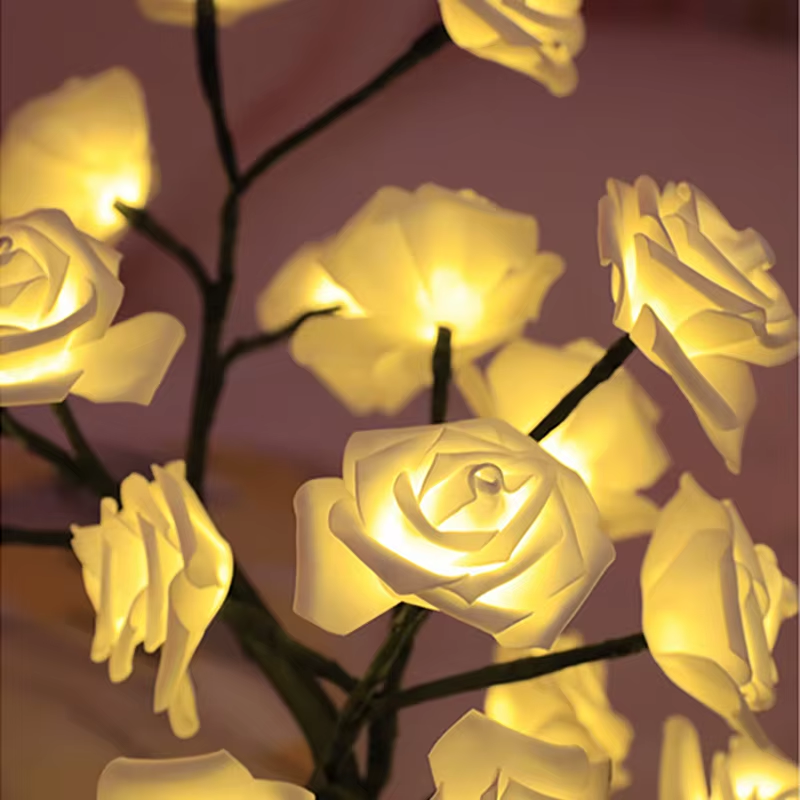 The Twinkling Tree Charming Rose Tree by Casa Solaro™