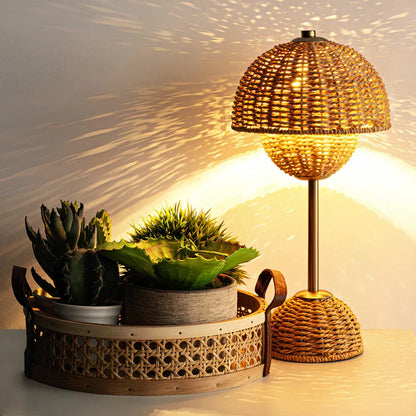 WeaveCraft Table Lamp